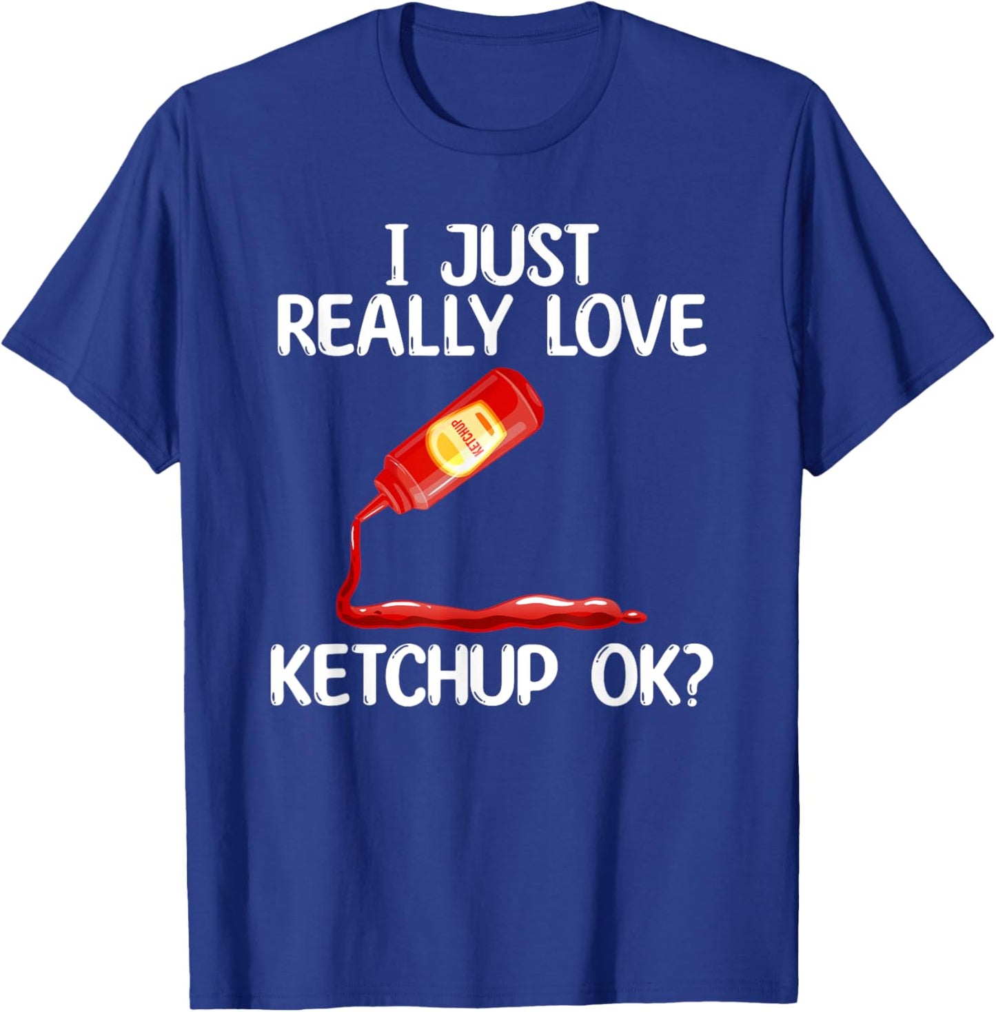 Cool Ketchup Women Mustard Catsup Condiment Foodie T-Shirt - T-Shirt | Royal