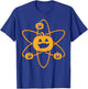 Halloween Science Pumpkin Jack O Lantern Nerd Geek Physics T-Shirt - T-Shirt | Royal