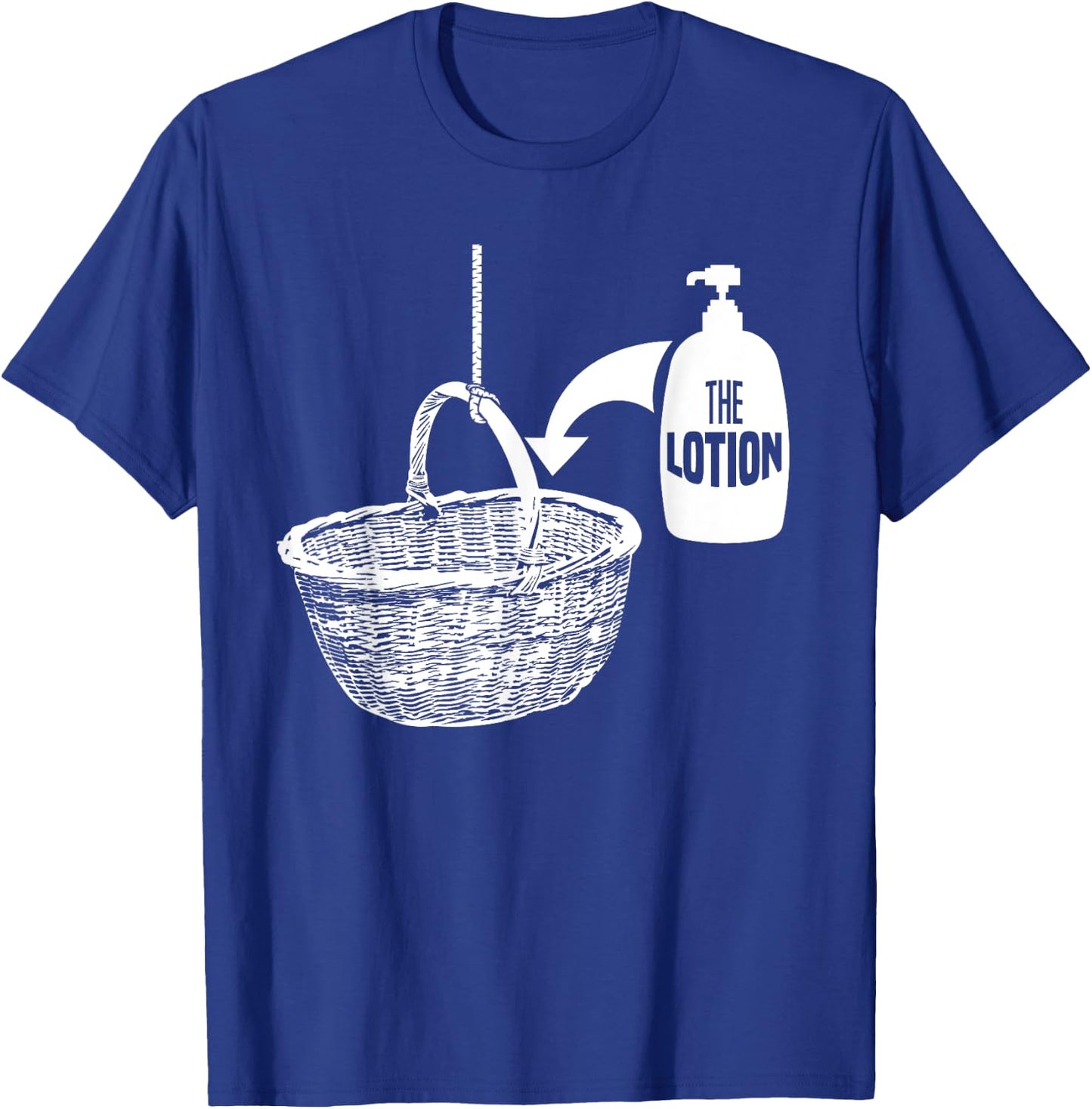 Put The Lotion in The Basket Creepy Halloween Torture T-Shirt - T-Shirt | Royal