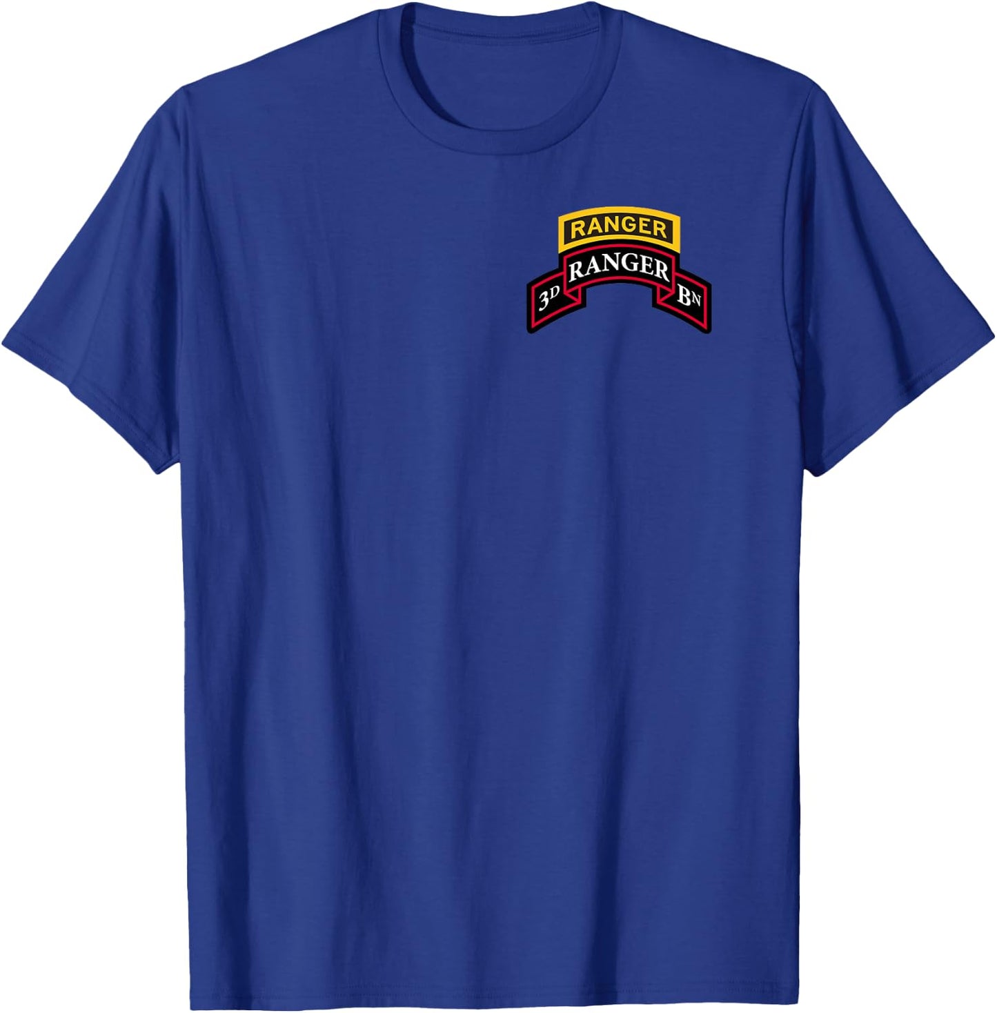 Army Ranger shirt - 3rd Ranger shirt - Scroll & Ranger Tab T-Shirt - T-Shirt | Royal
