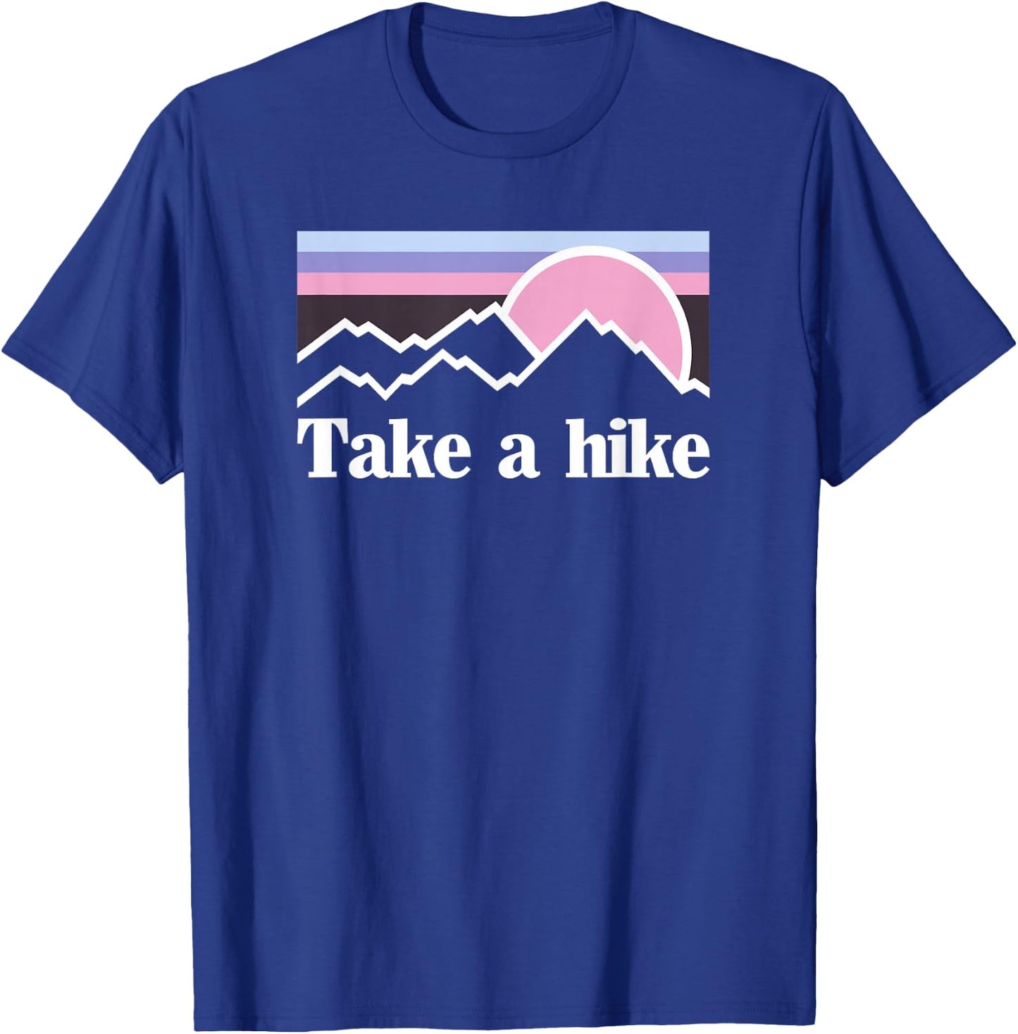 Retro Take A Hike T-Shirt - T-Shirt | Royal