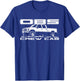 GMT400 Crew Cab OBS Old Body Style 1988-1998 4x4 Truck T-Shirt - T-Shirt | Royal