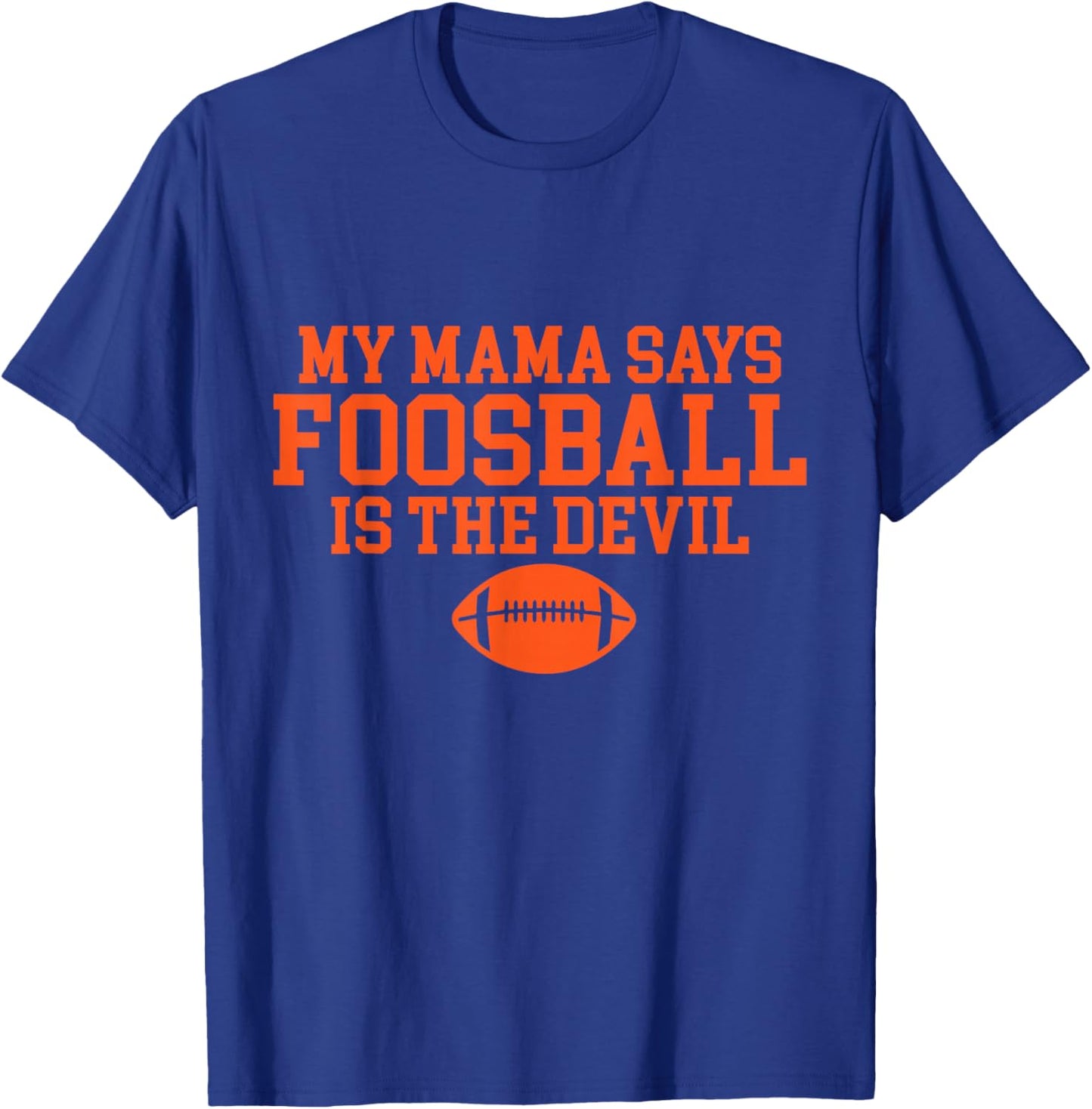Funny Foosball Design, Seriously Addicted To Football T-Shirt - T-Shirt | Royal
