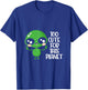 Funny UFO Boys Girls Kids Gift Cute Alien T-Shirt - T-Shirt | Royal