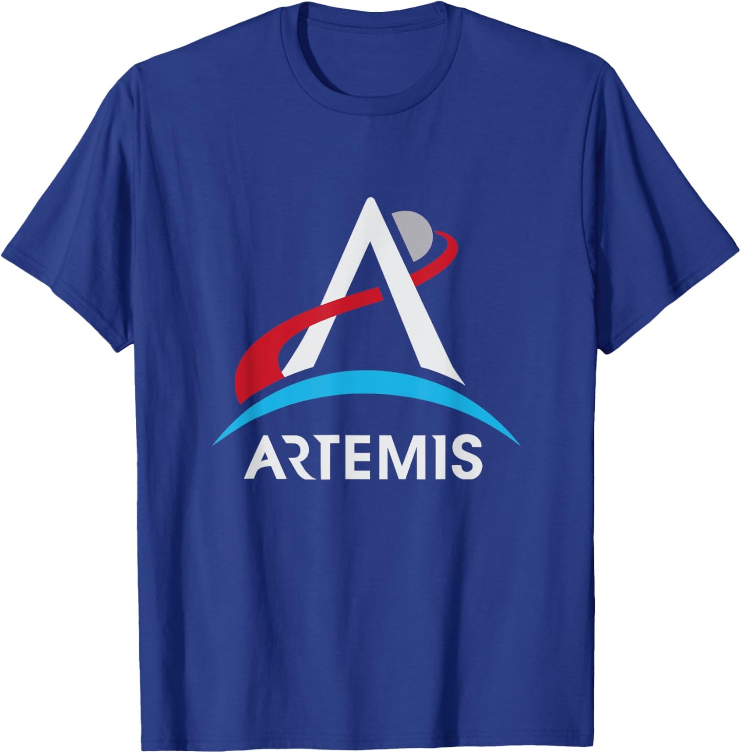 NASA Artemis Program Logo LT We Are Going Moon To Mars 2024 T-Shirt - T-Shirt | Royal