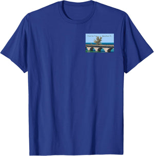 Fred The Tree Front and Back Florida Keys 7 mile Bridge T-Shirt - T-Shirt | Royal