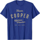 Team Cooper Lifetime Member Funny Name Cooper T-Shirt - T-Shirt | Royal