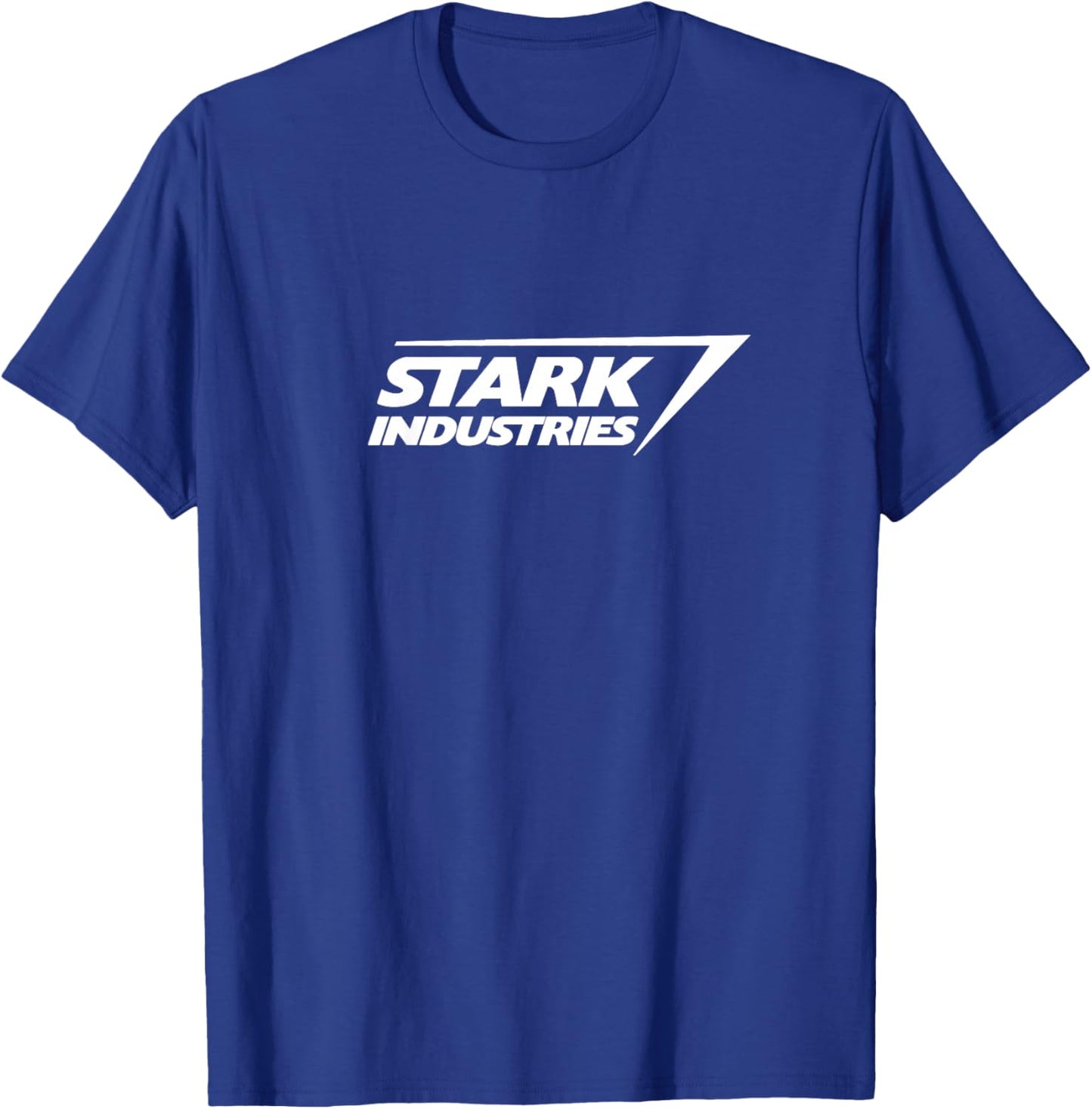 Kids Marvel Avengers Classic Stark Industries Bold Logo T-Shirt - T-Shirt | Royal