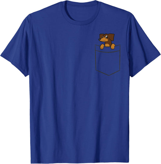 Chiweenie In The Pocket Cute Chiweenie T-Shirt - T-Shirt | Royal