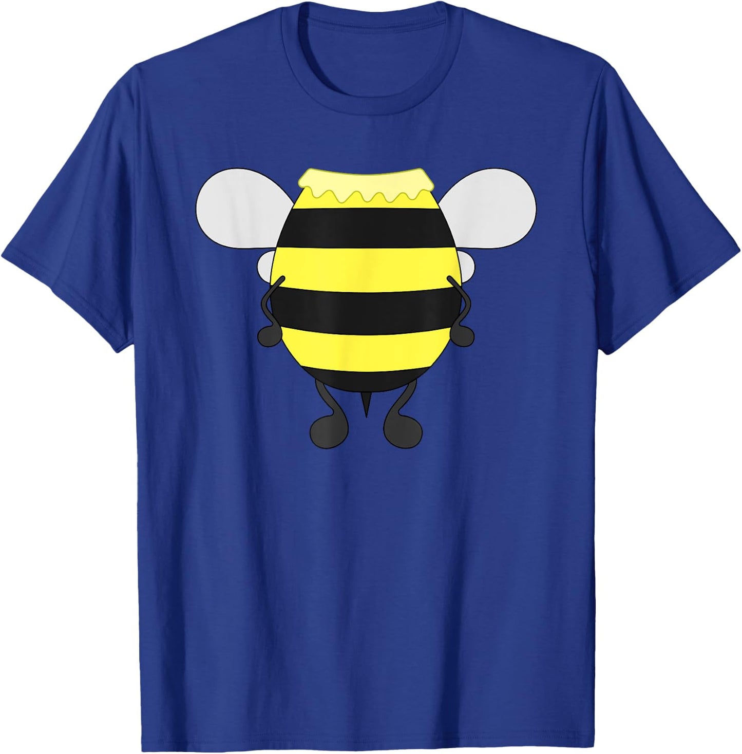 Funny Bee Costume Easy - Honeybee Halloween Cheap Gift Small T-Shirt - T-Shirt | Royal