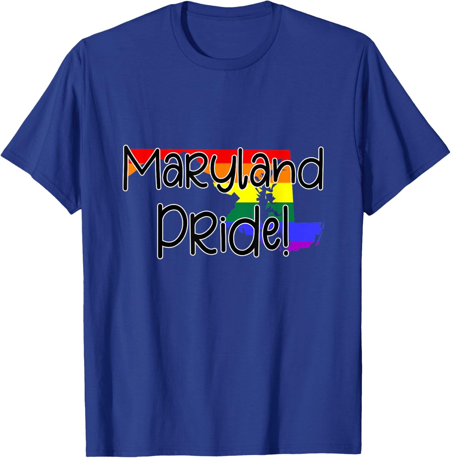 Maryland Gay Pride T-Shirt - T-Shirt | Royal