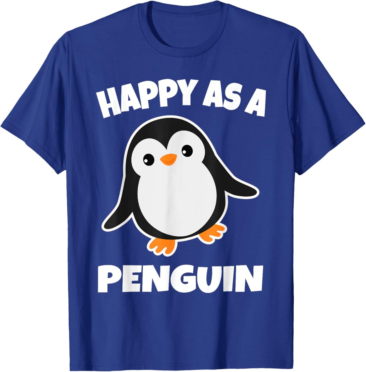 Kids Penguin Shirt | Happy As a Penguin T-Shirt - T-Shirt | Royal