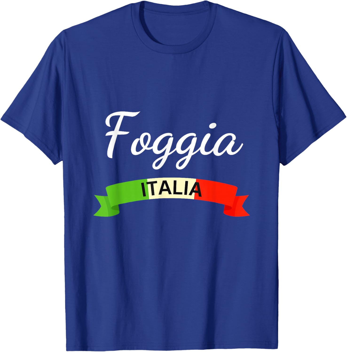 Foggia Italy Flag Italia Souvenir Matching Italian T-Shirt - T-Shirt | Royal