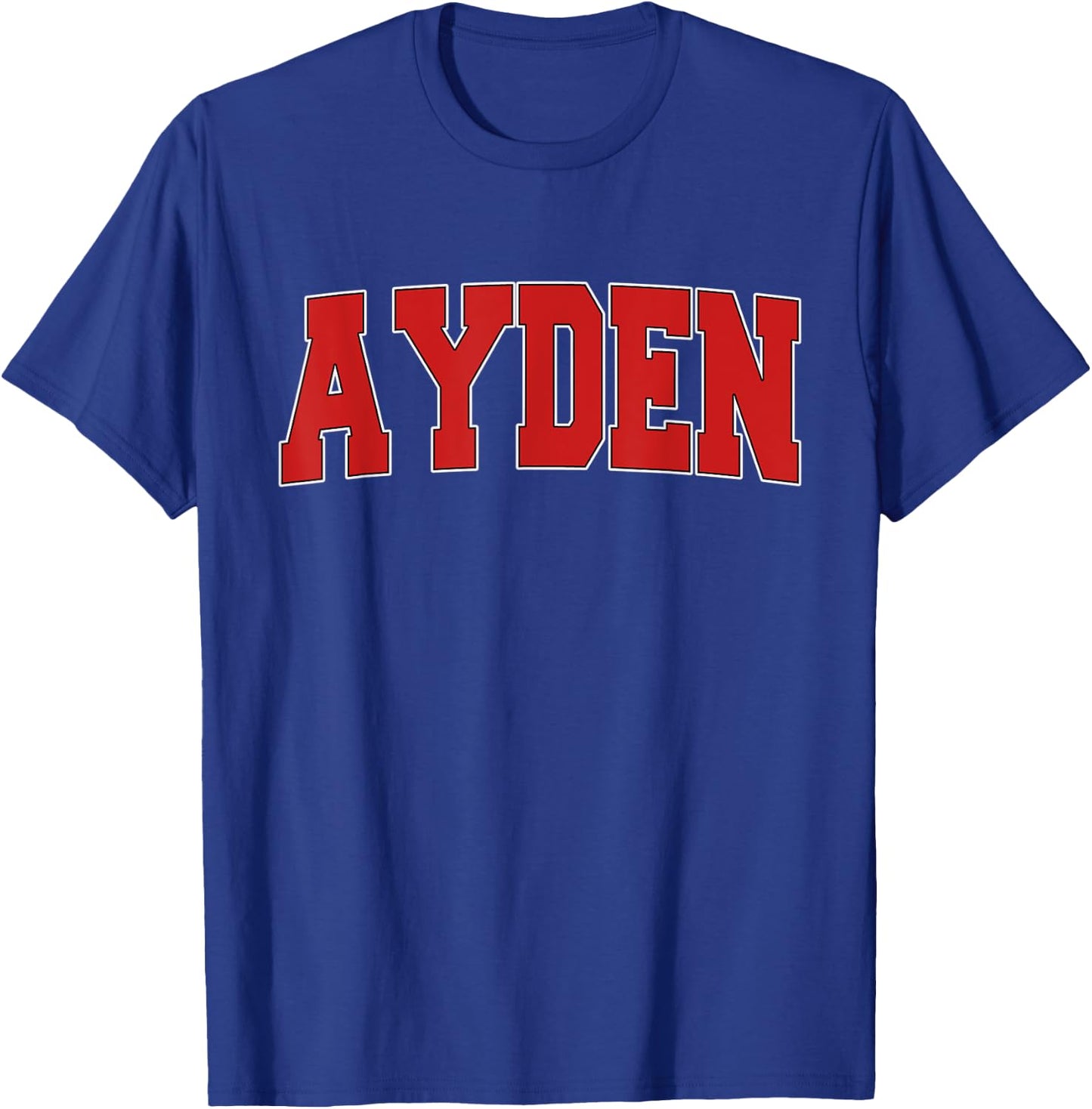 AYDEN NC NORTH CAROLINA Varsity Style USA Vintage Sports T-Shirt - T-Shirt | Royal
