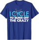 Best Cycling Art Women Indoor Bicycle Race Bicycling T-Shirt - T-Shirt | Royal