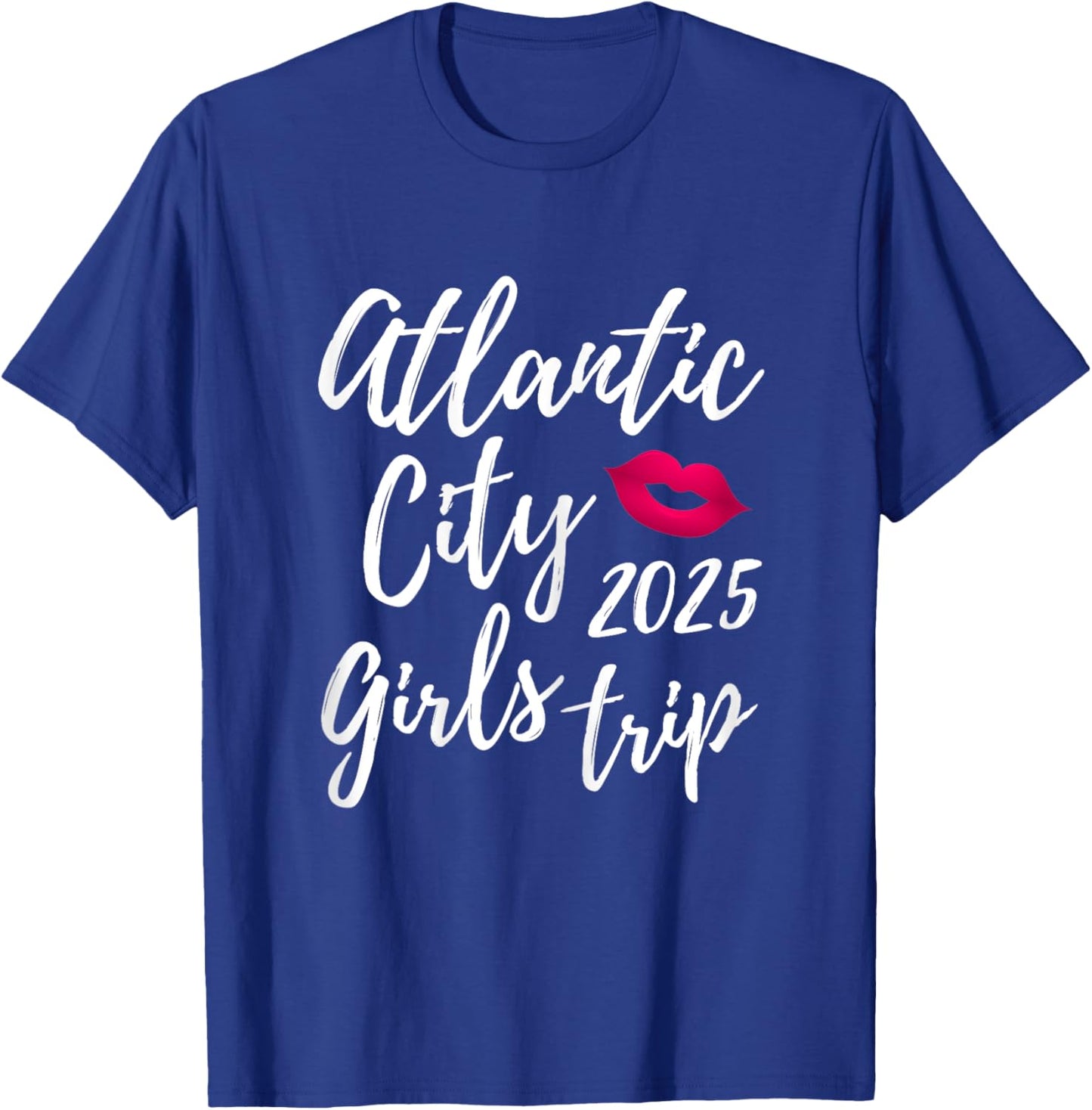 Atlantic City Girls Trip 2025 Bachelorette Vacation Group T-Shirt - T-Shirt | Royal