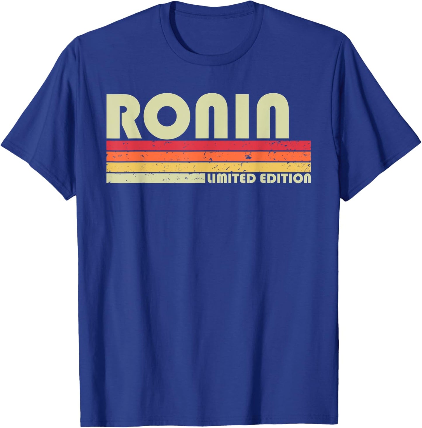 RONIN Gift Name Personalized Funny Retro Vintage Birthday T-Shirt - T-Shirt | Royal
