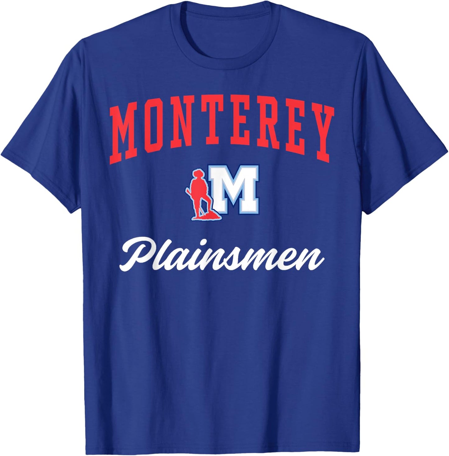 Monterey High School Plainsmen C3 T-Shirt - T-Shirt | Royal