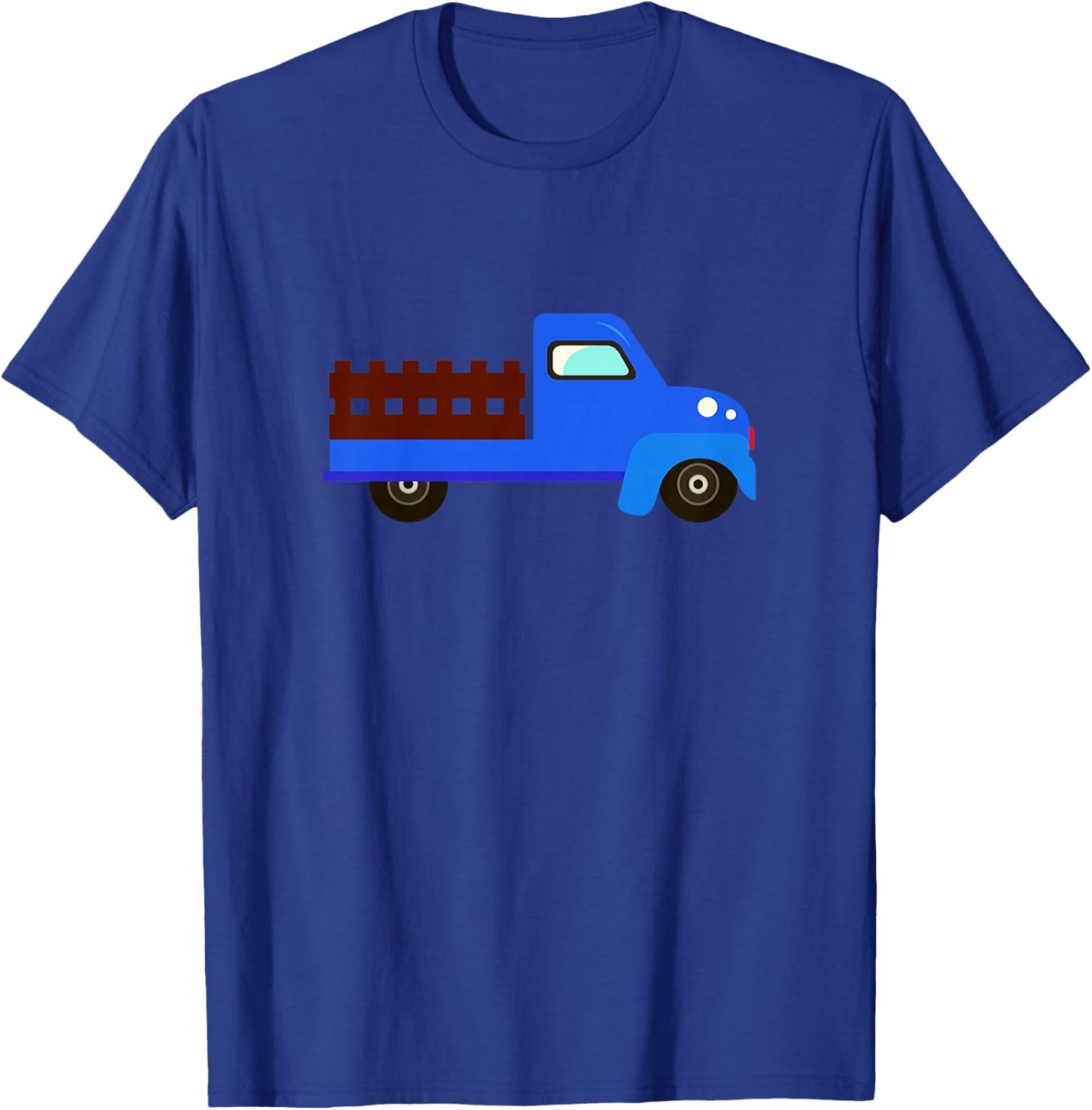 Little Blue Truck Toddler, Fun Truck Birthday T-Shirt - T-Shirt | Royal
