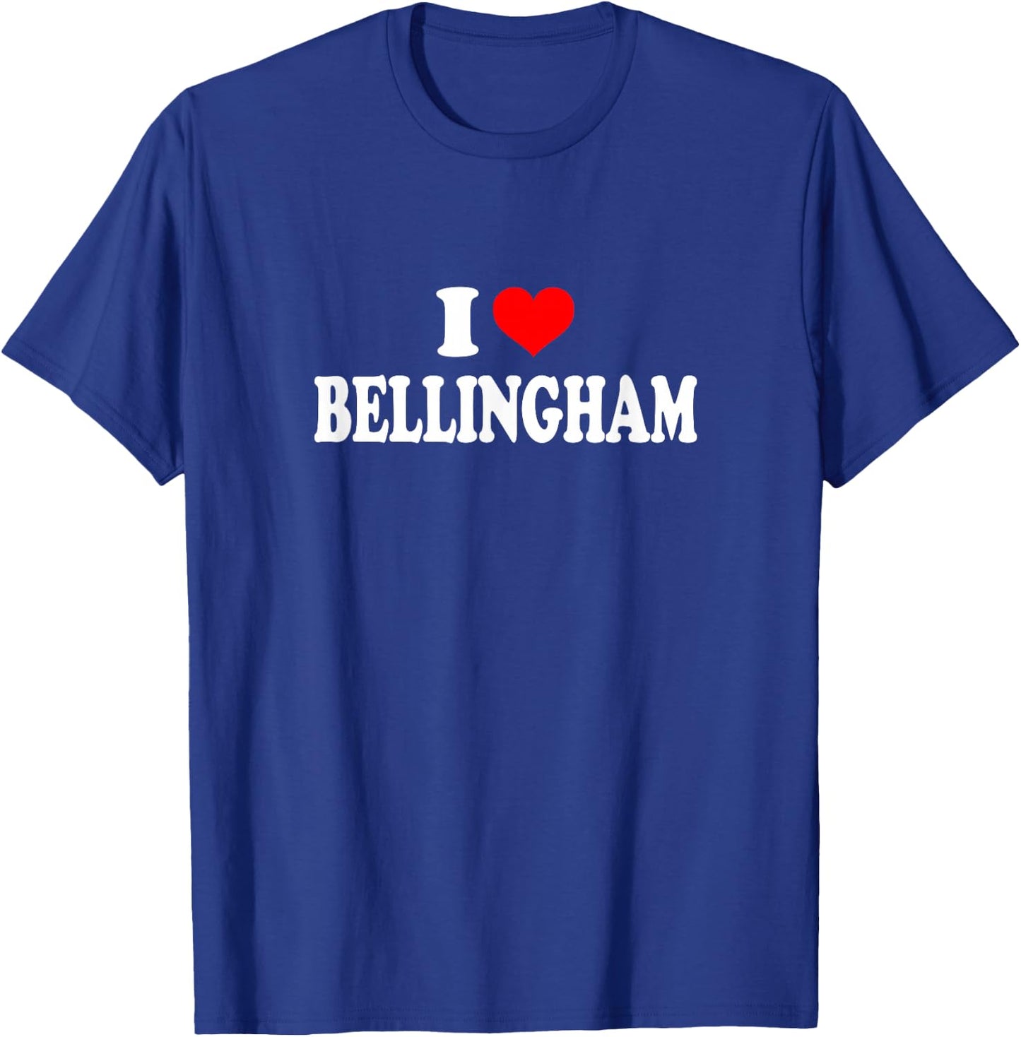 Bellingham - I Love Bellingham Small T-Shirt - T-Shirt | Royal