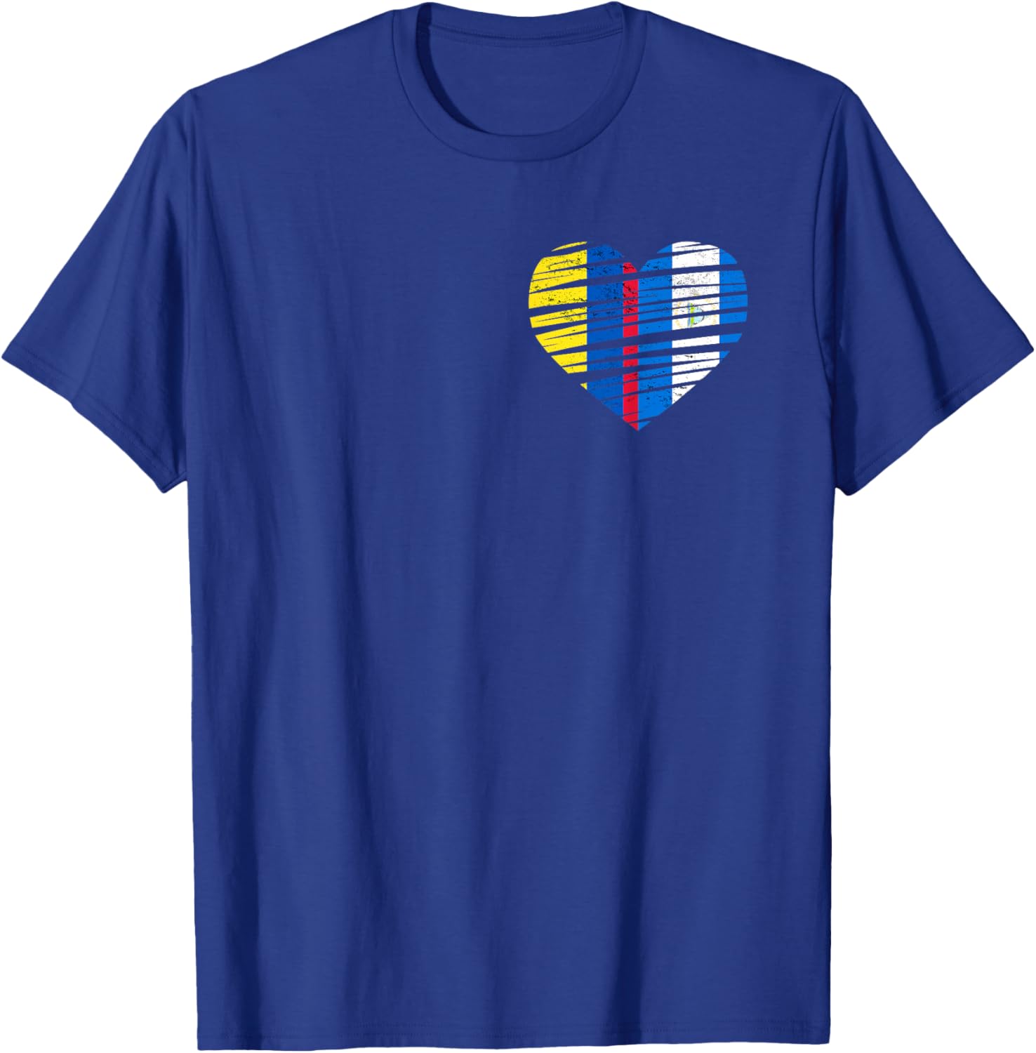 Nicaragua Flag Colombia Grown Hearts Nicaraguan Colombian Fl T-Shirt - T-Shirt | Royal