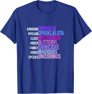 Unicorn Science - Magical Mystic Unicorn Biology T-Shirt - T-Shirt | Royal