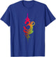 Breathe Symbol Meditation Yoga Chakra Mindfulness Hinduism T-Shirt - T-Shirt | Royal