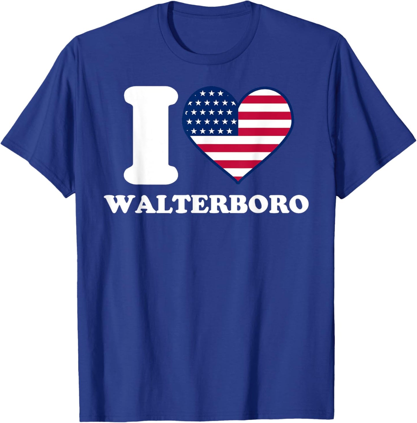 I love Walterboro I heart Walterboro T-Shirt - T-Shirt | Royal