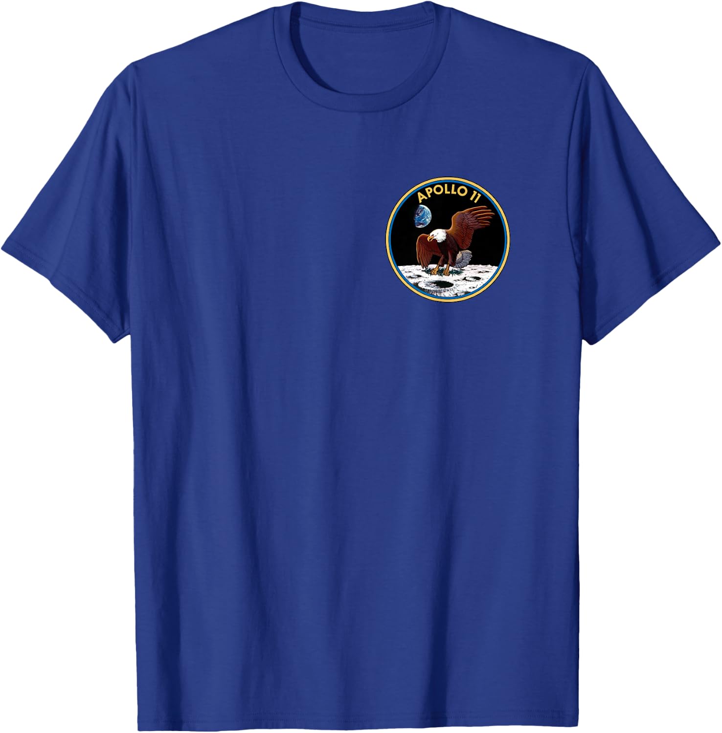 Apollo 11 Apollo's 50th Anniversary - Pocket Logo T-Shirt - T-Shirt | Royal
