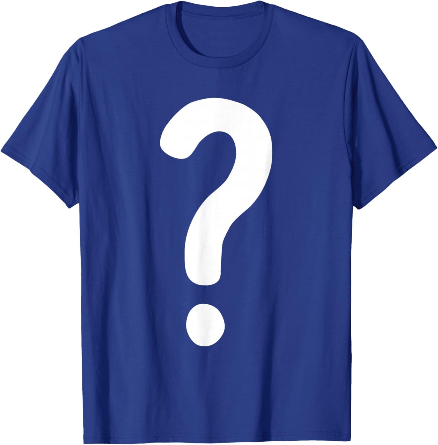 Question Mark Shirt Couple Men Women Kids Guess Who Costume T-Shirt - T-Shirt | Royal