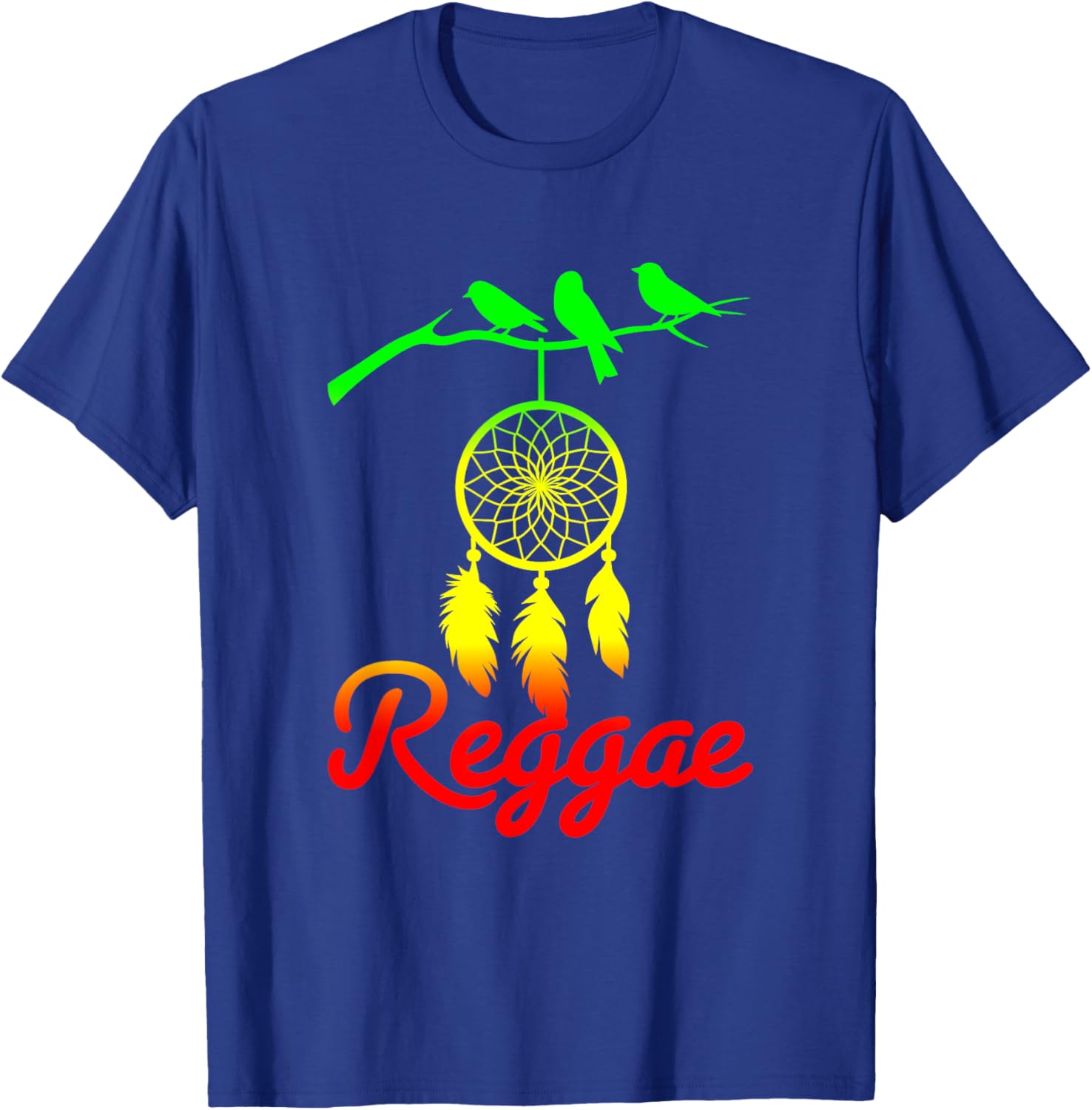 Rasta Reggae Jamaica Rastafari Roots Jamaique Dreamcatcher T-Shirt - T-Shirt | Royal