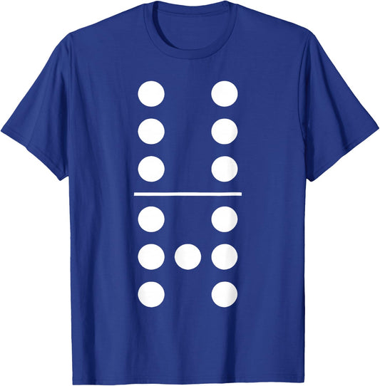 Retro Domino 6 and 7 Matching 67 Dominos Group Costumes 6-7 T-Shirt - T-Shirt | Royal
