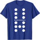 Retro Domino 6 and 7 Matching 67 Dominos Group Costumes 6-7 T-Shirt - T-Shirt | Royal