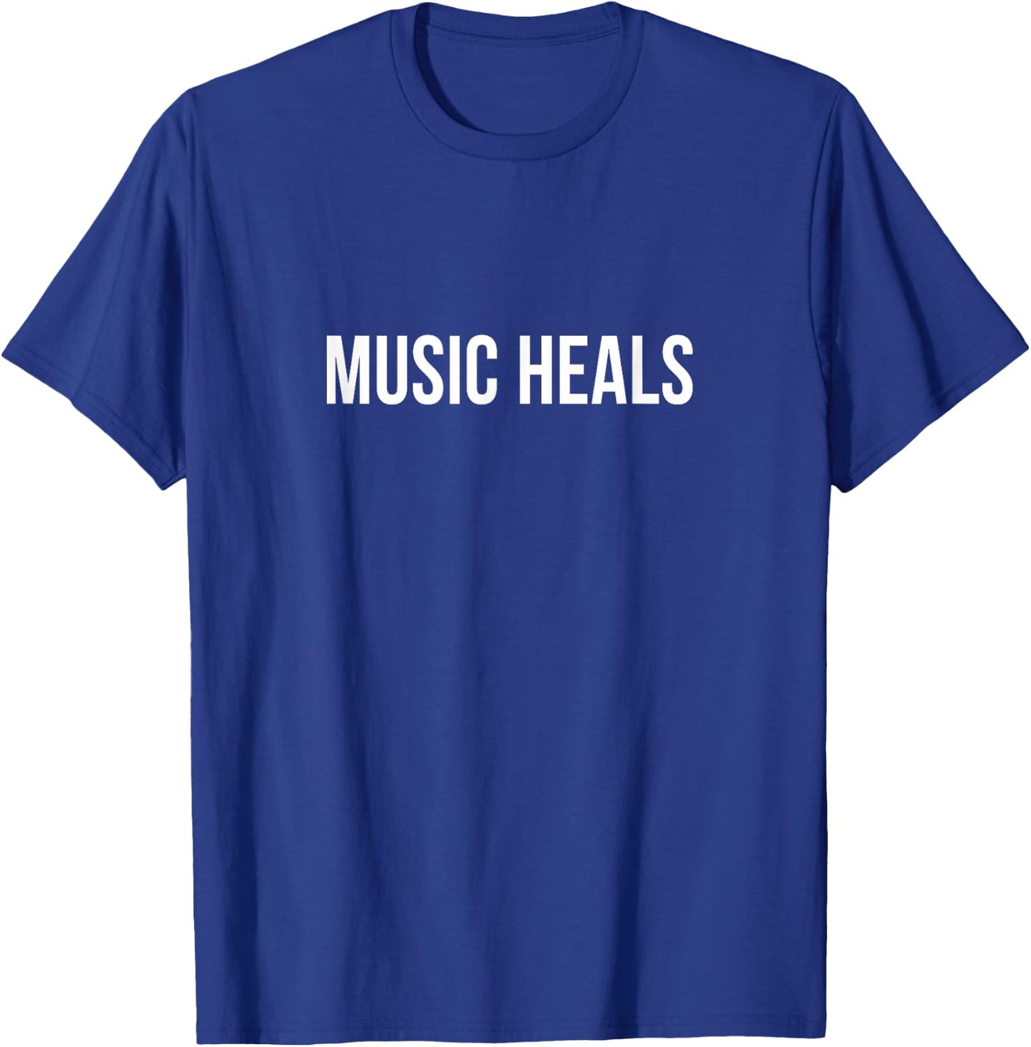 Music Heals T-Shirt - T-Shirt | Royal