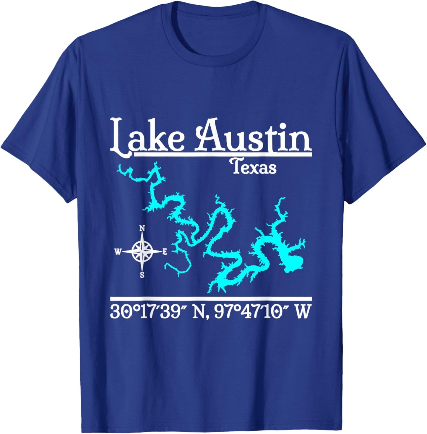 Lake Austin, Texas T-Shirt - T-Shirt | Royal