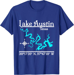 Lake Austin, Texas T-Shirt - T-Shirt | Royal