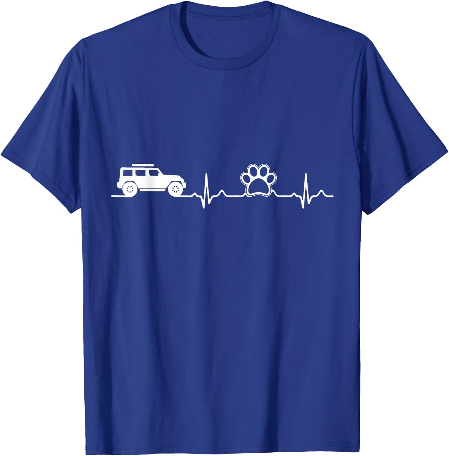 Offroad Driving and Dogs Paw shirt Woman, 4x4 4WD T-Shirt - T-Shirt | Royal