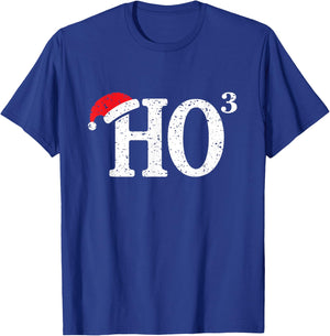 Funny Ho Ho Ho Math Teacher HO3 Christmas T-Shirt - T-Shirt | Royal