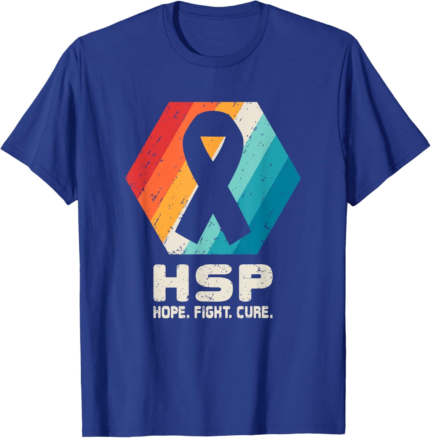 Hereditary Spastic Paraparesis T Shirt HSP Awareness Gift T-Shirt - T-Shirt | Royal