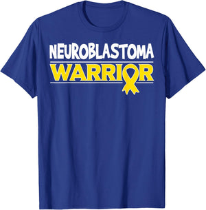 NB Awareness Ribbon - Neuroblastoma Warrior T-Shirt - T-Shirt | Royal