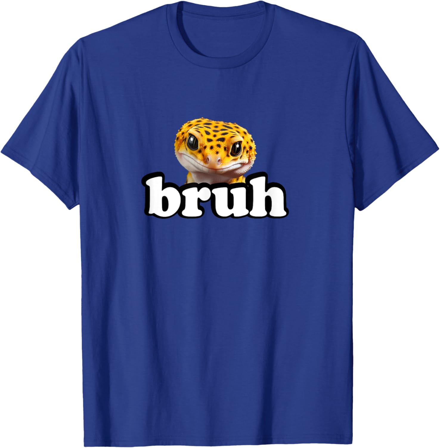 Cute Reptile Kids Bruh Leopard Gecko Lover T-Shirt - T-Shirt | Royal