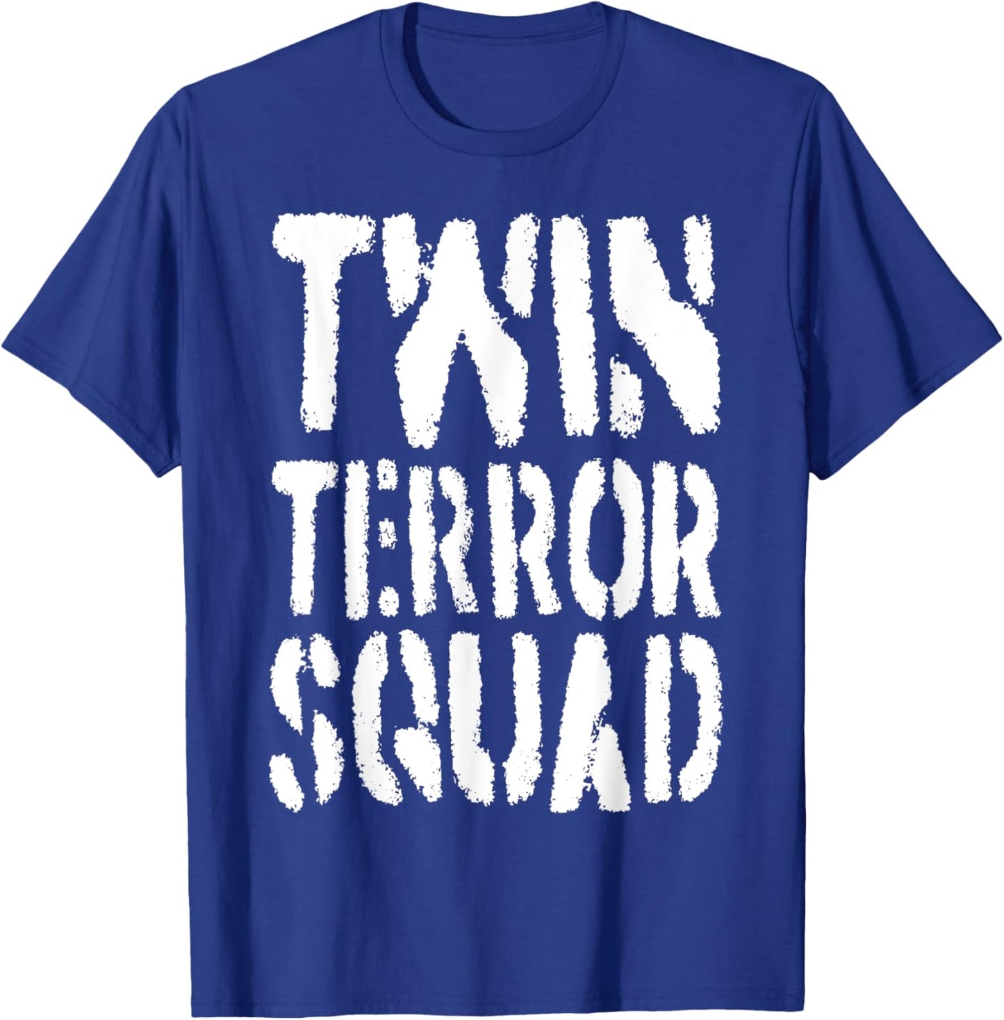 Funny Twin Terror Squad T-Shirt - T-Shirt | Royal
