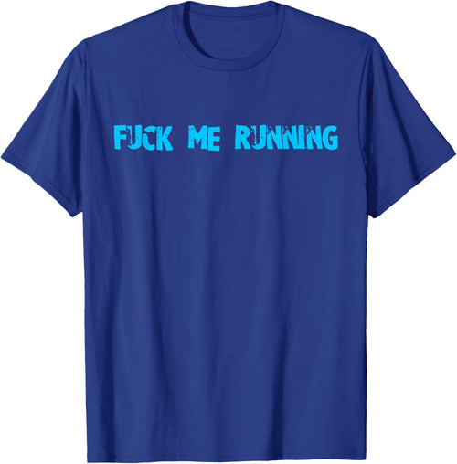 F ME RUNNING blue chaos swear curse words cursing track star