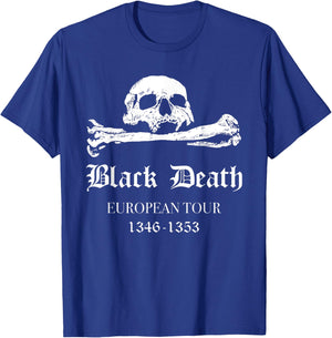 Plague Mask Doctor Plague Black Death European Tour T-Shirt - T-Shirt | Royal