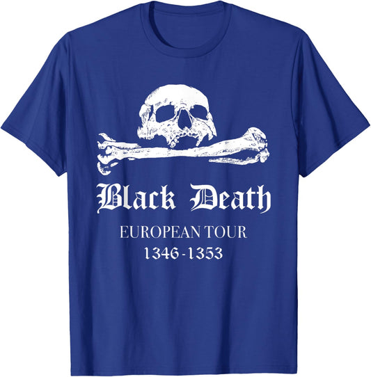 Plague Mask Doctor Plague Black Death European Tour T-Shirt - T-Shirt | Royal