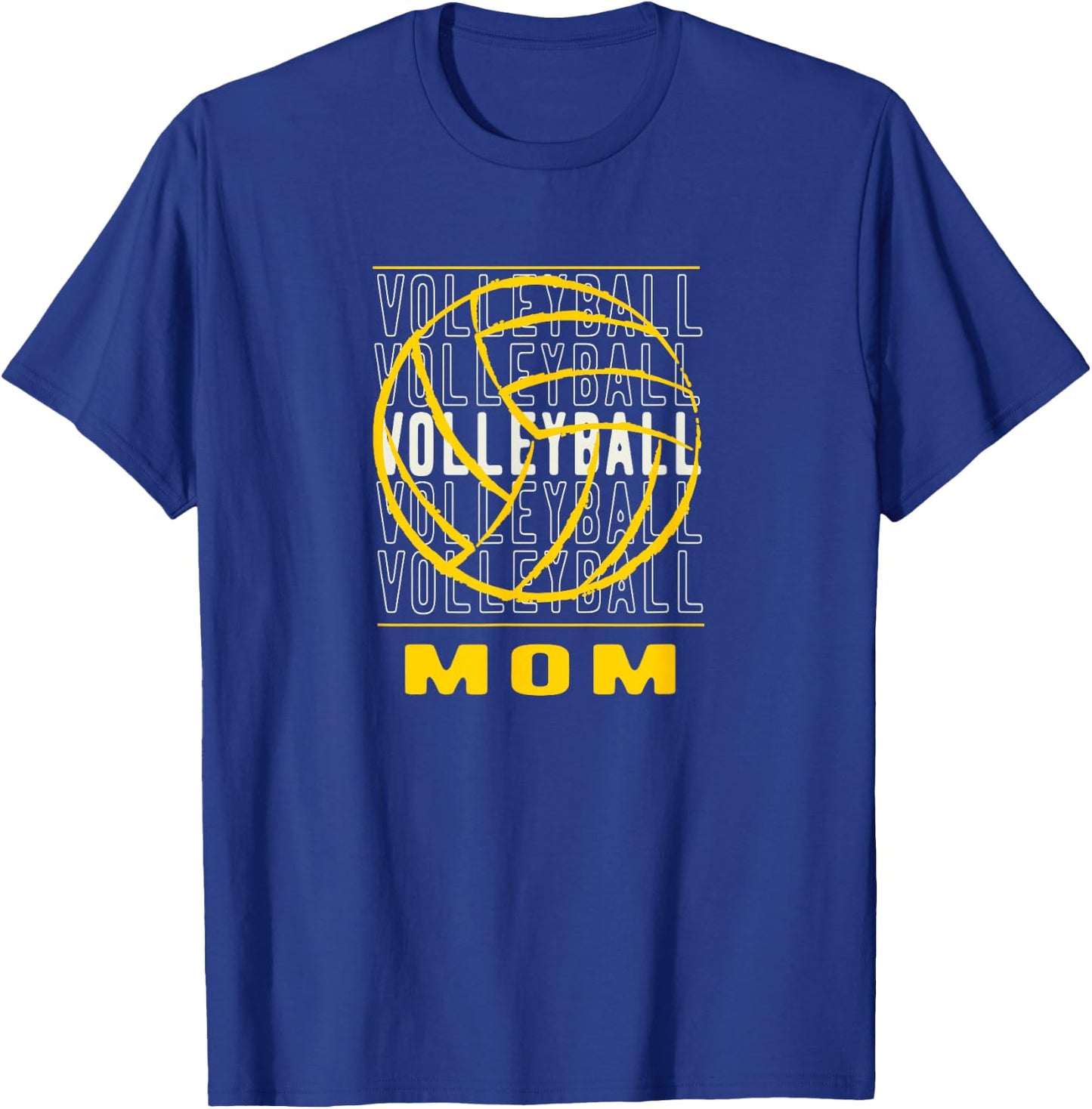 Volleyball Mom T-Shirt - T-Shirt | Royal