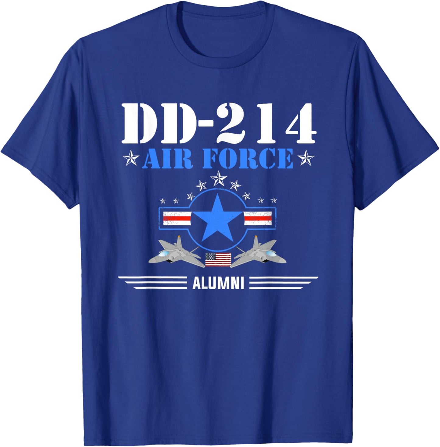 Air Force Alumni DD-214 - USAF T-Shirt - T-Shirt | Royal