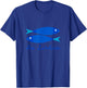 Les sardines fisherman aesthetic coastal sardine fish T-Shirt - T-Shirt | Royal