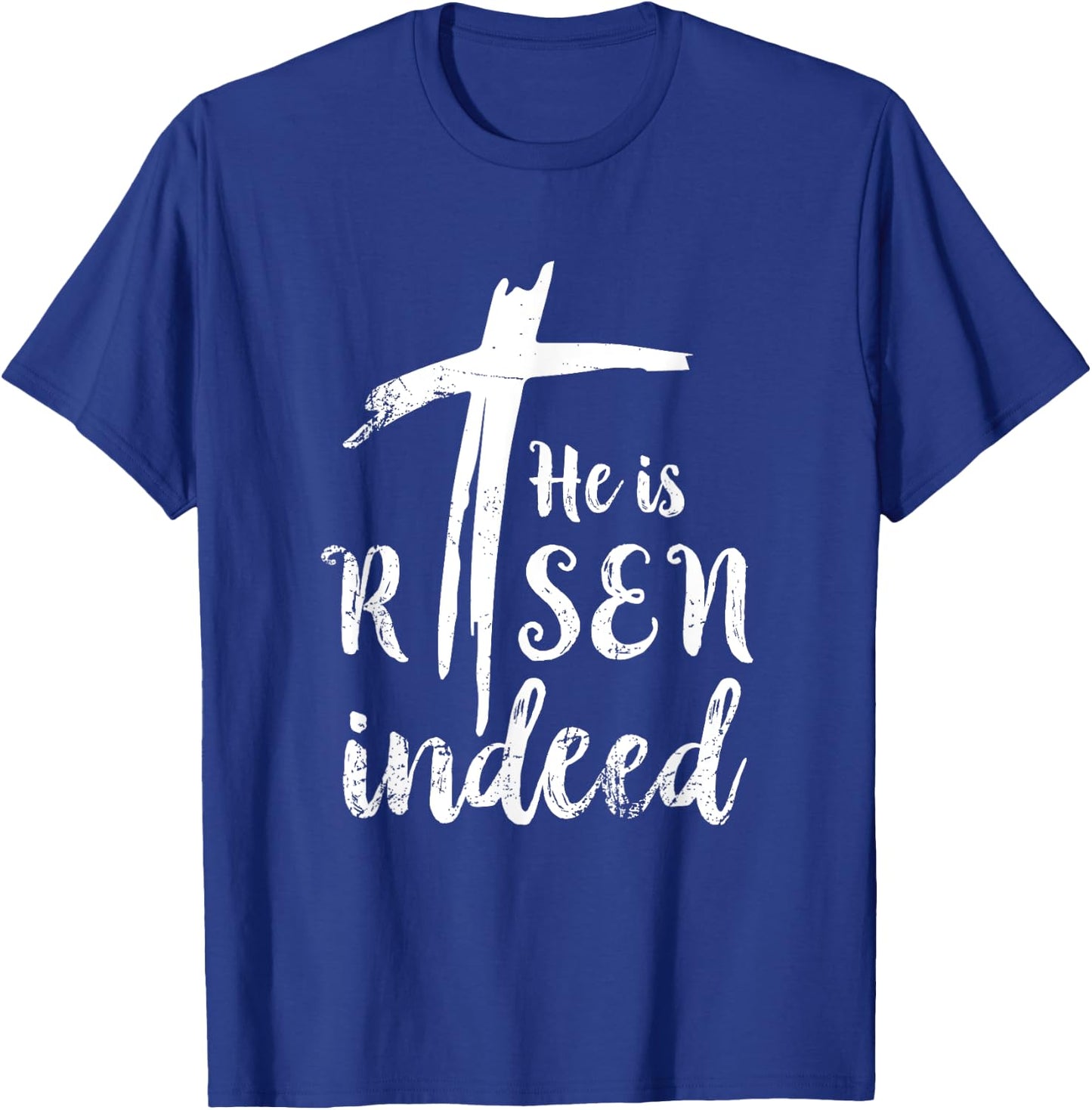 He is Risen Hallelujah Easter Religious Christian Idea T-Shirt - T-Shirt | Royal