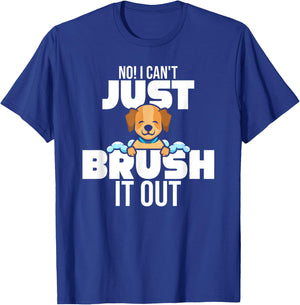Funny Dog Groomer Gifts Pet Grooming Spa Treatment Gifts T-Shirt - T-Shirt | Royal